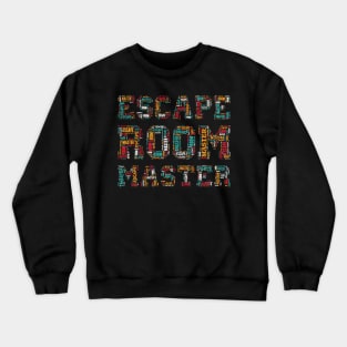 Escape Room Master Puzzle Game Escaping Crew Team print Crewneck Sweatshirt